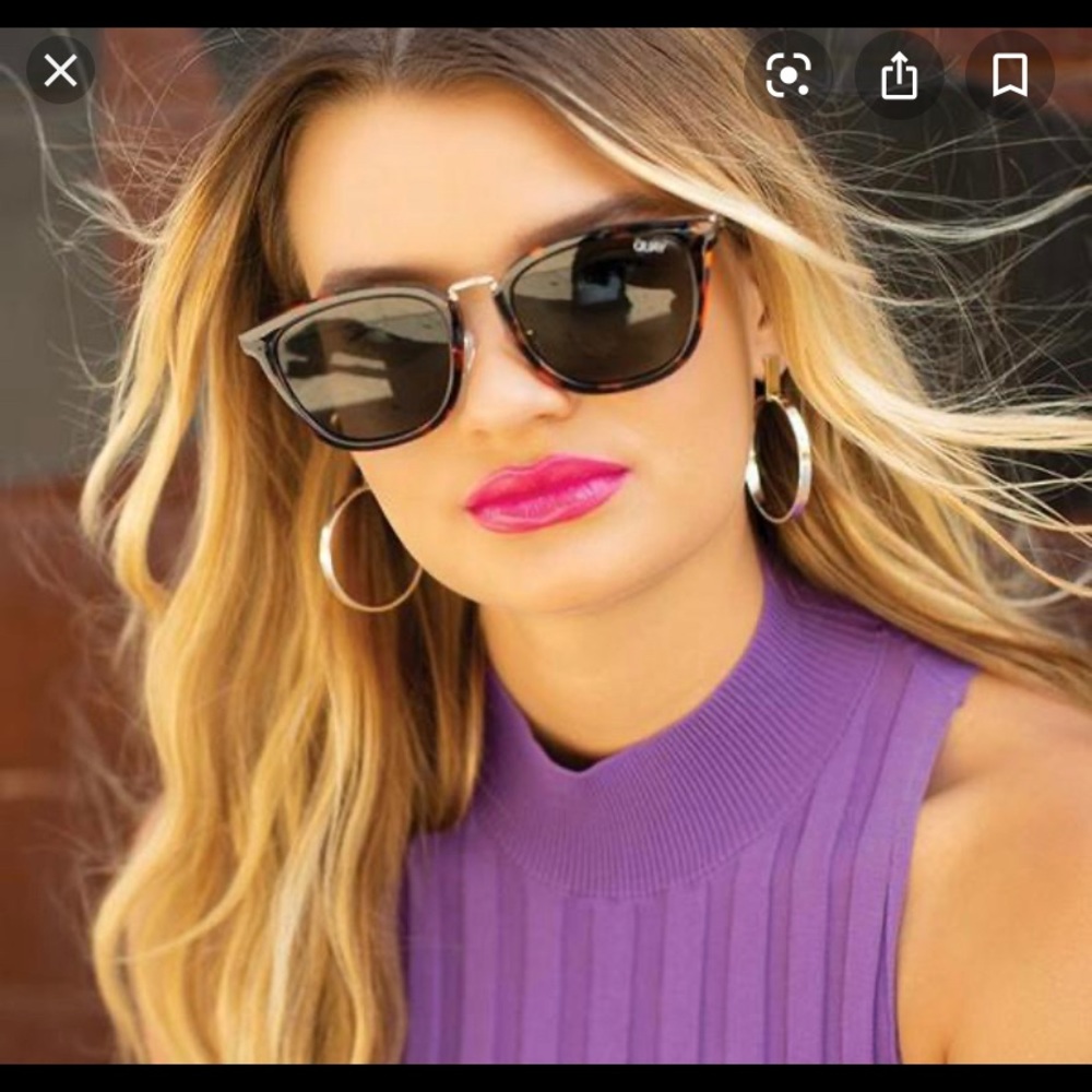 QUAY run around sunglasses tort/green